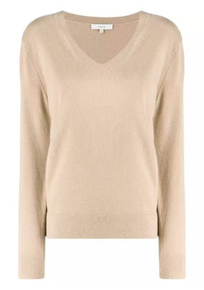 Vince V-neck knitted jumper - Brown