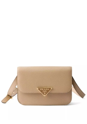 Prada Embleme shoulder bag - Neutrals