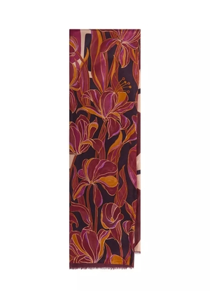 MALIPARMI floral-print scarf - Red
