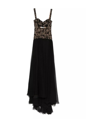 M.Marquise Melissa lace cut-out maxi dress - Black