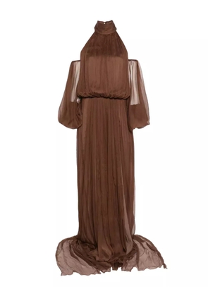M.Marquise Milena maxi dress - Brown