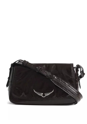 Zadig&Voltaire patent wings satchel - Brown