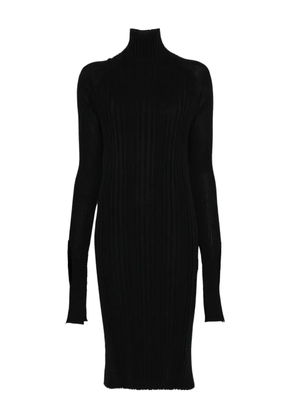 MRZ virgin wool midi dress - Black