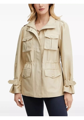 GUESS USA cinched-waist military jacket - Neutrals