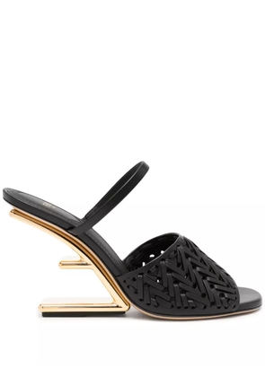 FENDI Fendi First 95mm leather sandals - Black