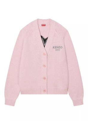 Kenzo Boke Flower V-neck cardigan - Pink