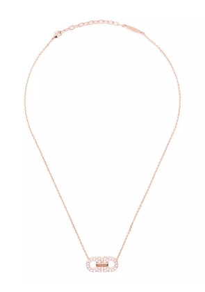 Ferragamo Gancini pendant necklace - Pink