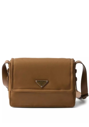 Prada large Traveller shoulder bag - Brown
