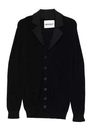 MEDEEA notch-lapels cardigan - Black