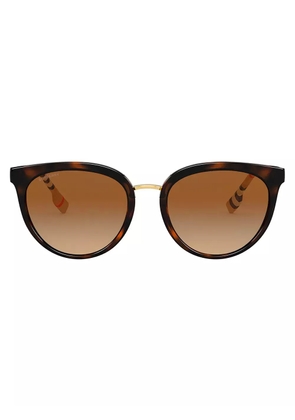 Burberry Eyewear Willow pantos-frame sunglasses - Brown