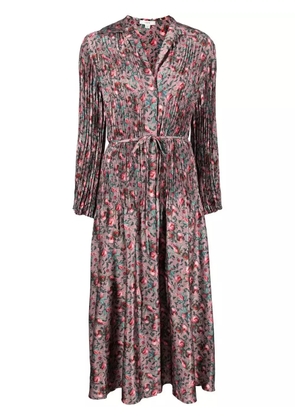 Vince Berry Blooms pleated shirt dress - Multicolour