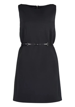 Gucci Horsebit belted minidress - Black