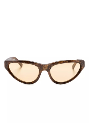 Marni Eyewear Mavericks Radica cat-eye sunglasses - Brown