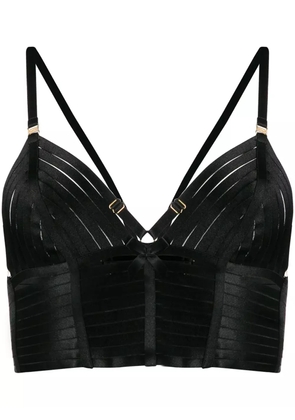 Bordelle multi-strap bra - Black