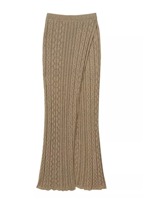 TWINSET knitted skirt - Gold