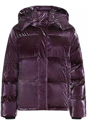 Karl Lagerfeld Jeans pearlized puffer jacket - Purple