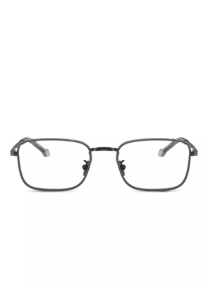 Giorgio Armani rectangular-frame glasses - Black