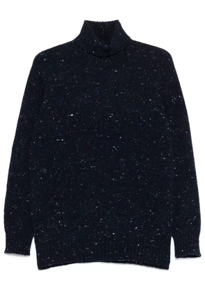 Drumohr speckle-knit sweater - Blue