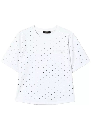 TWINSET rhinestoned T-shirt - White