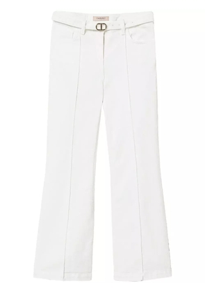 TWINSET belted trousers - White