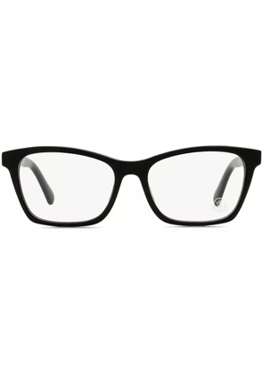 Moncler Eyewear logo-plaque glasses - Black