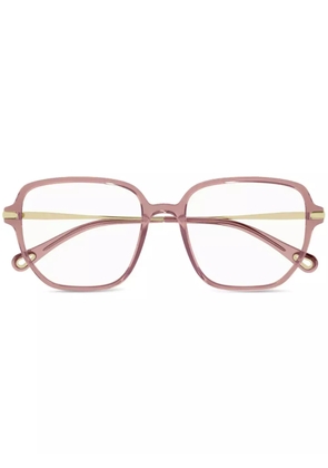 Chloé Eyewear transparent glasses - Brown