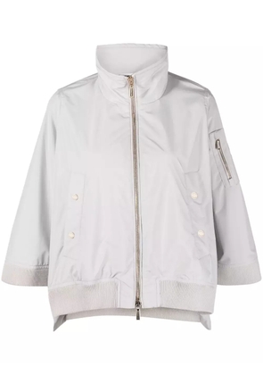 Moorer Olli-Stp cape - Grey