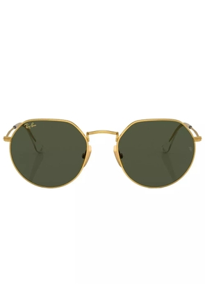 Ray-Ban tinted geometric-frame sunglasses - Gold