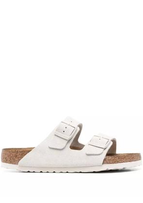 Birkenstock ARIZONA SOFT FOOTBED 'Suede Leather - Antique White'