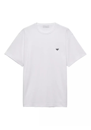 Prada logo cotton T-shirt - White