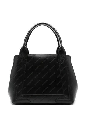Balenciaga debossed-logo tote bag - Black
