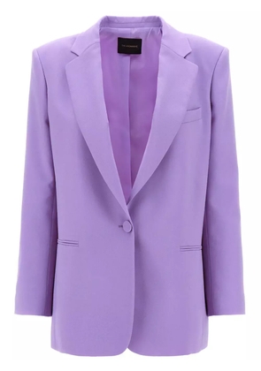 THE ANDAMANE single-breasted blazer - Purple