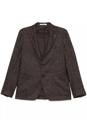 Tagliatore herringbone-pattern blazer - Brown