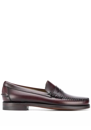 Sebago polished slip-on loafers - Red