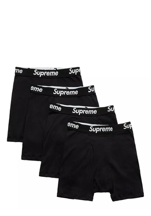 Supreme x Hanes Tagless boxer briefs (set of four) - Black