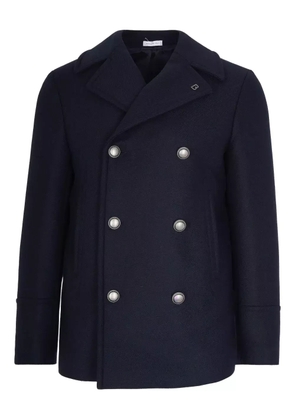 BRERAS MILANO double-breasted coat - Blue