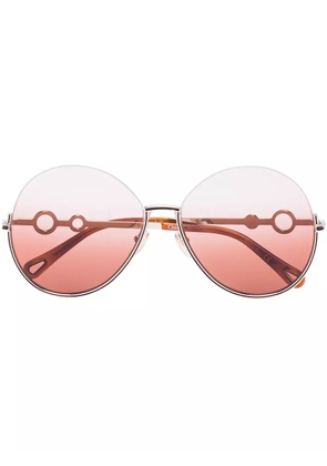 Chloé Eyewear Sofya round-frame sunglasses - Brown