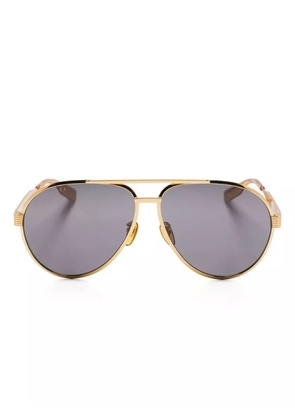 Gucci Eyewear pilot-frame sunglasses - Gold