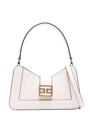 Elisabetta Franchi logo-plaque crossbody bag - Neutrals