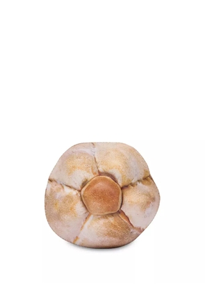 Moschino shell bread-like shoulder mini bag - Brown