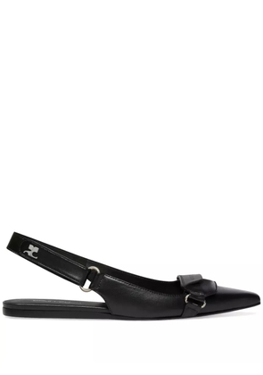 Courrèges Racer ballet flats - Black