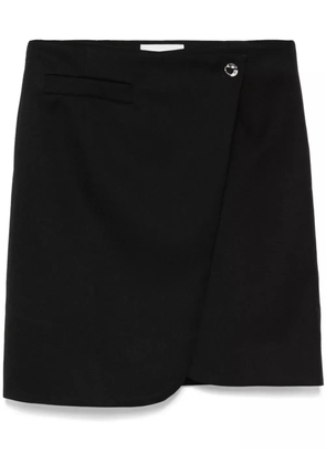 Coperni wraparound mini skirt - Black