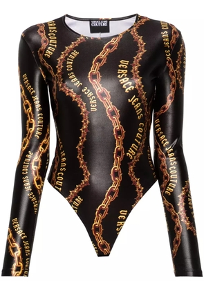 Versace Jeans Couture Chain Couture bodysuit - Black