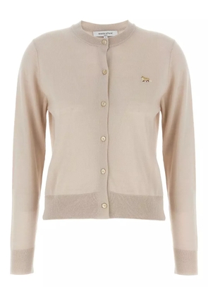 Maison Kitsuné Baby Fox cardigan - Neutrals