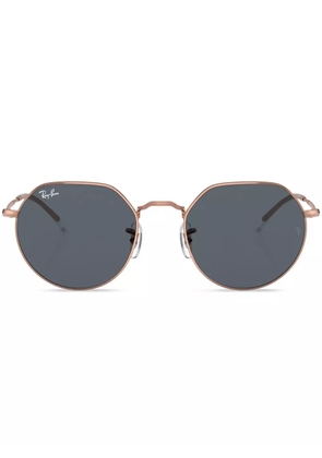 Ray-Ban Jack round-frame sunglasses - Gold