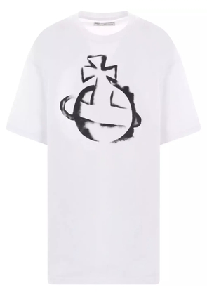Vivienne Westwood Stencil Orb organic cotton T-shirt - White