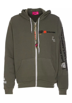 Pret A Surf logo-print hoodie - Green