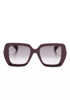 Cartier Eyewear oversize-frame sunglasses - Red