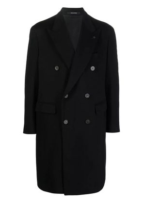 Tagliatore double-breasted button coat - Black