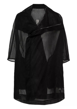 Rick Owens semi-sheer jacket - Black